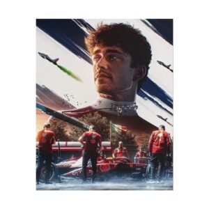 charles leclerc poster personnalisé