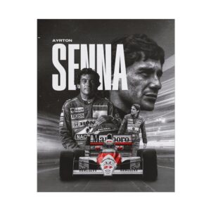 ayrton senna poster personnalisé