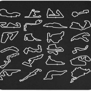 tapis de souris gaming – collection circuits f1