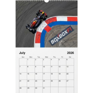 calendrier mural f1 – collection "aerial view"