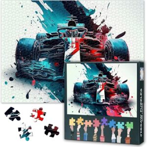 puzzle f1 art – voiture de course "splash edition"